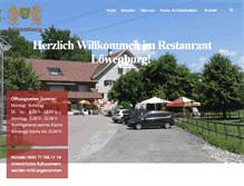 Tablet Screenshot of loewenburg.org